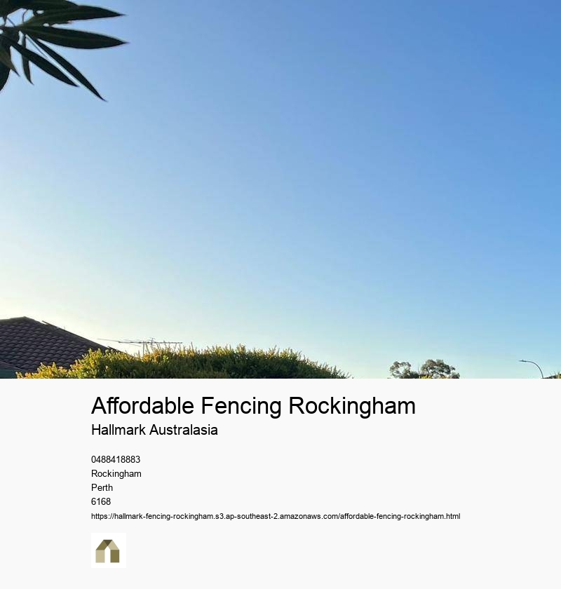 Affordable Fencing Rockingham